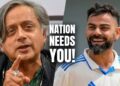 Shashi Tharoor Apologises From Team India After Asking Virat Kohli To Come Back From Retirement 4 “If Rohit Or Kohli Were Playing, Series Would’ve….,” David Lloyd’s Big Comment On Their Absence