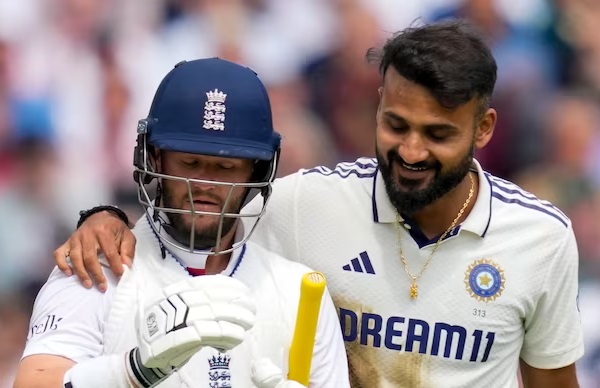 Akash Deep Breaks Silence On His Banter With Ben Duckett At Oval, Reveals The Chat - RVCJ Media