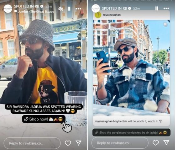 Ravindra Jadeja To Krystle D’Souza, Discover Why Rawbare Eyewear Is The Hottest Celebrity Style Trend - RVCJ Media
