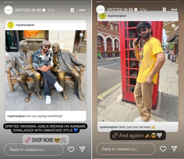 Ravindra Jadeja To Krystle D’Souza, Discover Why Rawbare Eyewear Is The Hottest Celebrity Style Trend - RVCJ Media