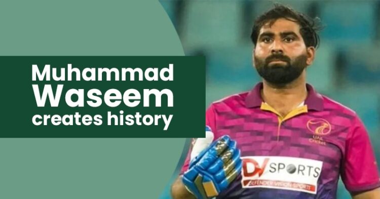 Uae Cricketer Muhammad Waseem Scripts History, Becomes World’s Fastest Batter To…. 1 UAE Cricketer Muhammad Waseem Scripts History, Becomes World’s Fastest Batter To….
