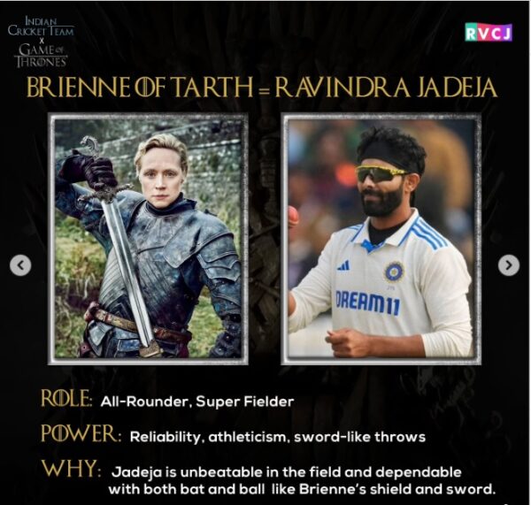If Westeros Played Cricket— The Ultimate Indian Cricket Team Ft. Game Of Thrones Characters - RVCJ Media