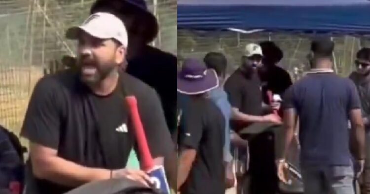 Rohit Sharma’s Video Of Losing Cool On His Security Guards For This Reason Goes Viral