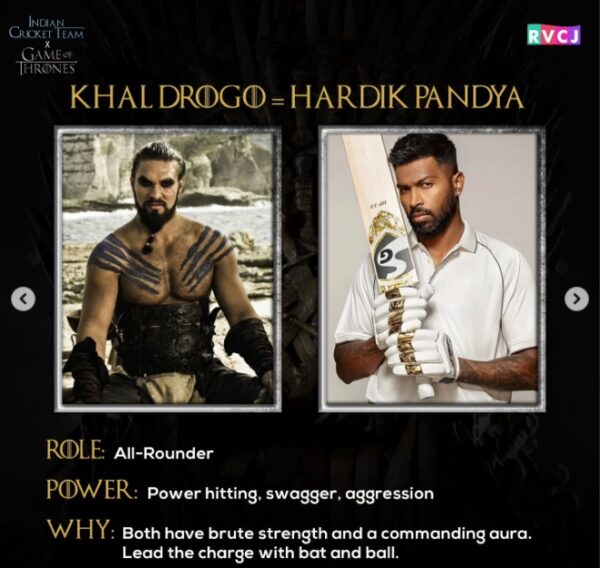 If Westeros Played Cricket— The Ultimate Indian Cricket Team Ft. Game Of Thrones Characters - RVCJ Media