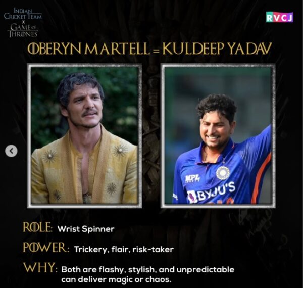 If Westeros Played Cricket— The Ultimate Indian Cricket Team Ft. Game Of Thrones Characters - RVCJ Media