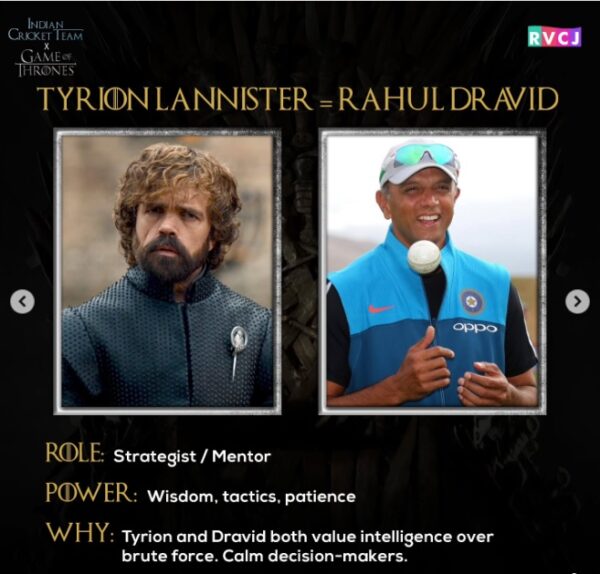 If Westeros Played Cricket— The Ultimate Indian Cricket Team Ft. Game Of Thrones Characters - RVCJ Media