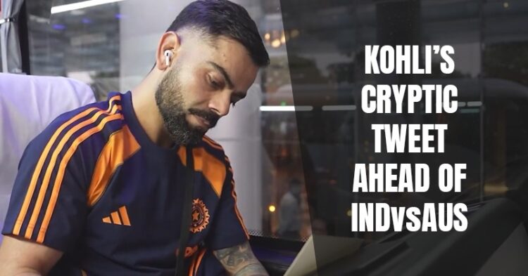 “The Only Time You….,” Virat Kohli’s Viral Tweet Ahead Of Australia Series Divides Fans 1 “The Only Time You….,” Virat Kohli’s Viral Tweet Ahead Of Australia Series Divides Fans