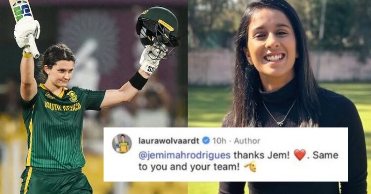 “Still So Proud,” Jemimah Rodrigues &Amp; Laura Wolvaardt’s Beautiful Online Exchange Goes Viral 1 “Still So Proud,” Jemimah Rodrigues & Laura Wolvaardt’s Beautiful Online Exchange Goes Viral