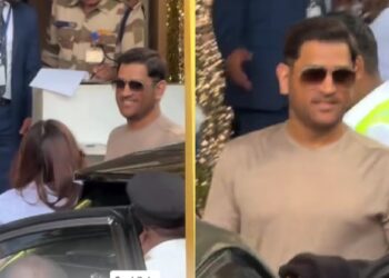 MS Dhoni’s Stylish Airport Appearance Makes Fans Crazy As He Trains Relentlessly For IPL 2026