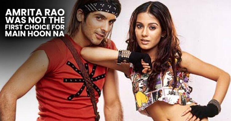 Not Amrita Rao But Salman Khan’s Co-Actress Was Originally Supposed To Act In “Main Hoon Na”