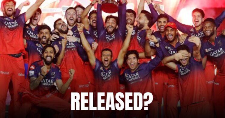 IPL 2026 – 5 Cricketers Who May Be Released By RCB Before IPL 2026 Auctions