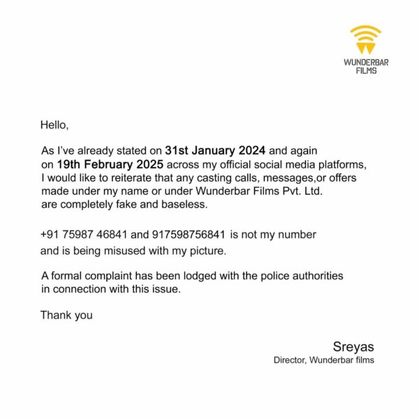 Dhanush’s Manager Reacts To Casting Couch Allegations, Calls Them Fake & Baseless - RVCJ Media