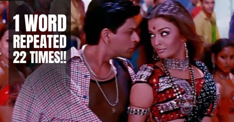 This 2002 Song Of Shah Rukh Khan Repeats A Single Word 22 Times & Rules Hearts Even Today