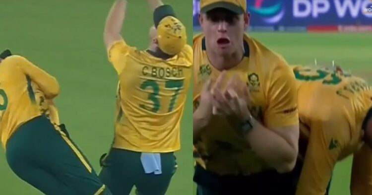 Corbin Bosch Grabs Sensational Catch Of Abhishek Sharma Even After Crashing Into Teammate 1 “Nothing Changes,” Suryakumar Yadav Breaks Silence After India’s Crushing 76-Run Defeat