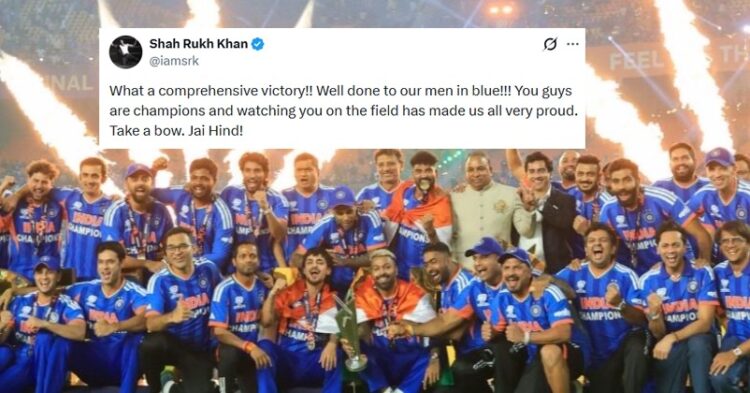 From Sachin Tendulkar To Shah Rukh Khan, Celebrities Rejoice India’s T20 World Cup 2026 Win 1 From Sachin Tendulkar To Shah Rukh Khan, Celebrities Rejoice India’s T20 World Cup 2026 Win