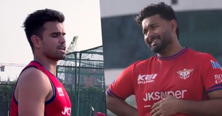 “1220 Gms, Touch….,” Arjun Tendulkar’s Unique Style Leaves Rishabh Pant Surprised At LSG Camp