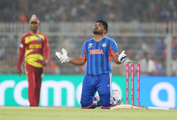 Sanju Samson Helps Team India Pull Off Record Chase To Storm Into T20 WC 2026 Semi-Final 11 Sanju Samson Helps Team India Pull Off Record Chase To Storm Into T20 WC 2026 Semi-Final - RVCJ Media