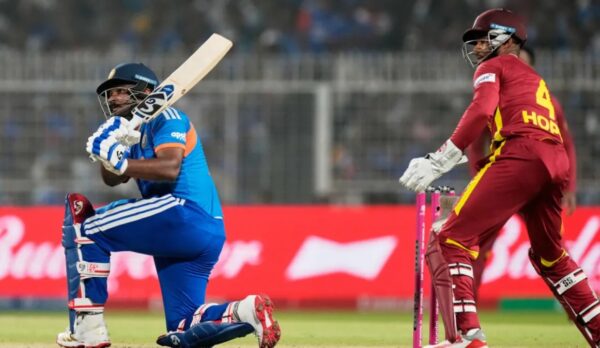 “Respect The Name….,” Sanju Samson Gets Lauded For Special Match Winning Knock Against WI 3 “Respect The Name….,” Sanju Samson Gets Lauded For Special Match Winning Knock Against WI - RVCJ Media
