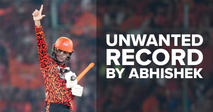 Abhishek Sharma Makes Unwanted Record, Surpasses Rohit Sharma To Become 1st Indian Batter….