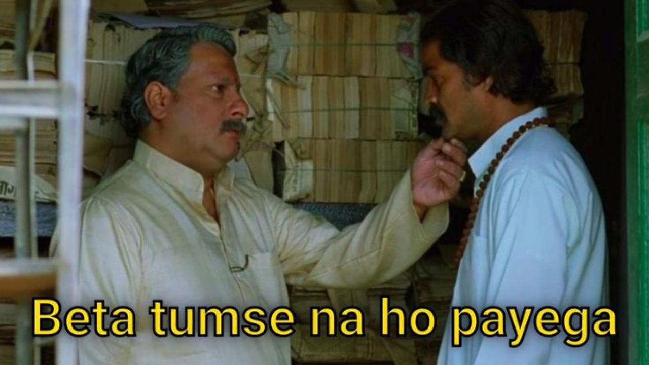 15 Bollywood Dialogues That Accidentally Became Meme Templates 23 Beta, Tumse Na Ho Payega - Gangs of Wasseypur (2012)
