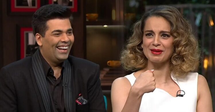 “I Have No Regrets,” Kangana Ranaut Once Again Opens Up On Calling Karan Johar A “Villain” 1 “I Have No Regrets,” Kangana Ranaut Once Again Opens Up On Calling Karan Johar A “Villain”