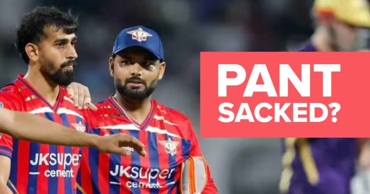 Should Rishabh Pant Be Sacked From Captaincy? Ex-Ind Player Backs Markram After Lsg Lost To Kkr 1 Rishabh Pant Admits Too Many Opinions Hurt Team Performance After LSG Lost To KKR