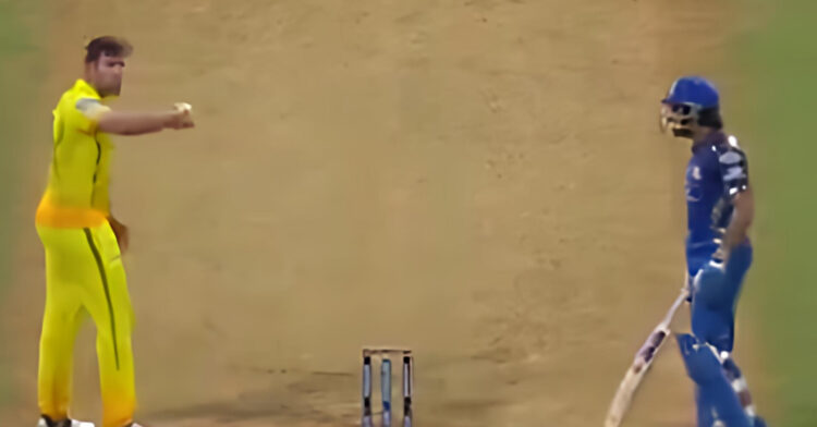 “I Can’t See….,” Tilak Varma Vs Jamie Overton During Mi-Csk Clash Leaves Fans Divided 1 “I Can’t See….,” Tilak Varma Vs Jamie Overton During MI-CSK Clash Leaves Fans Divided