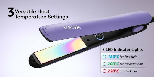 Vega Go-Glam Hair Straightener