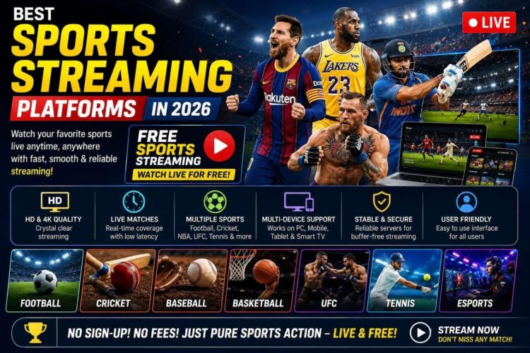 Best Sports Streaming Platforms In 2026 1 Best Sports Streaming Platforms in 2026