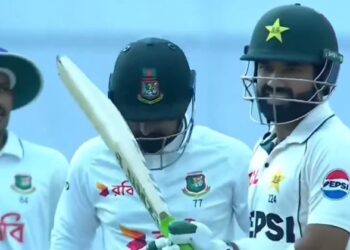 “Won’t Be Able To Go Home,” Litton Das’ Sharp Sledge Leaves Md. Rizwan Shaken In Mirpur Test