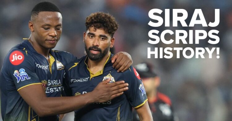 Mohammed Siraj Scripts History As He Becomes First Gujarat Titans Bowler To Take…. 1 Mohammed Siraj Scripts History As He Becomes First Gujarat Titans Bowler To Take….