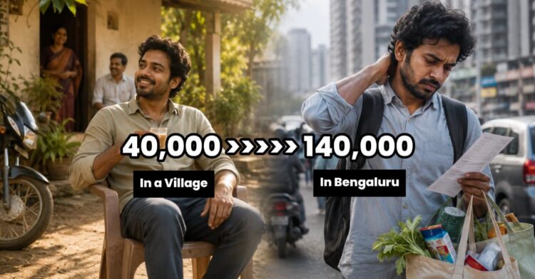 “I Felt Richer On ₹40,000 Than ₹1.4 Lakh”, Employee’s Bengaluru Vs Hometown Reality Goes Viral