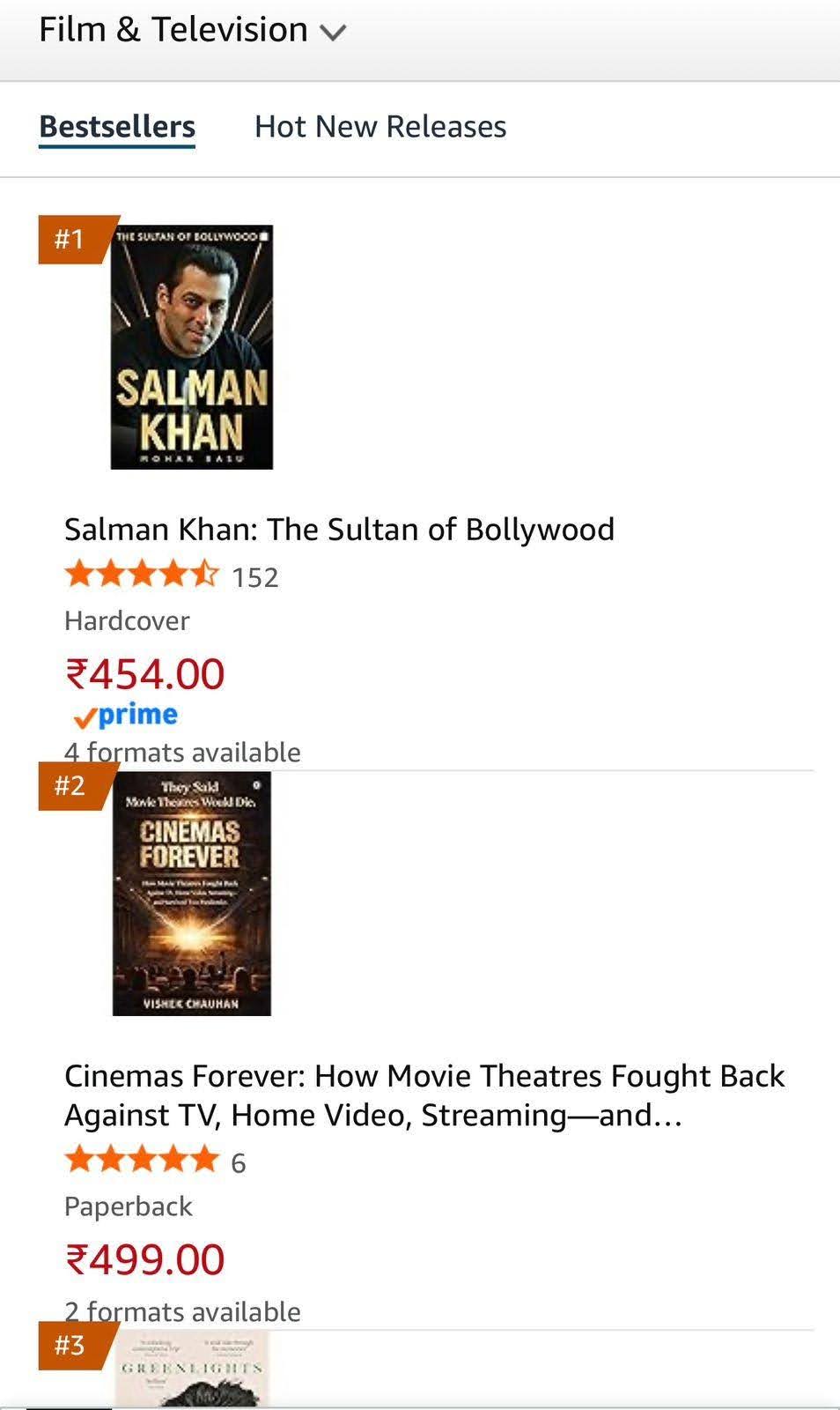 A Bihar Cinema Owner Just Shocked The Bestseller List - Right Behind Salman Khan 2 One Spot Behind Salman Khan