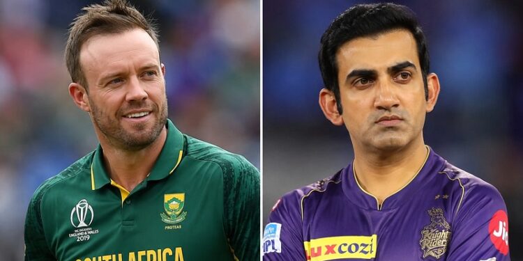 AB De Villiers Has A Strong Message For Gambhir Over IPL Stars, “Bring Them Down To Earth”