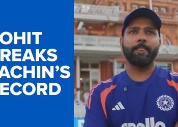 At 39, Rohit Sharma Rewrites History, Surpasses Sachin Tendulkar To Become India’s….