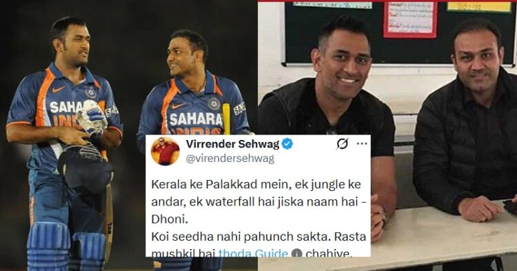 Virender Sehwag’s Special &Amp; Poetic Birthday Wish For Ms Dhoni Goes Viral 1 Virender Sehwag’s Special & Poetic Birthday Wish For MS Dhoni Goes Viral
