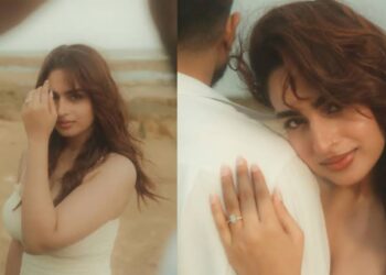 Ayesha Khan’s Diamond Ring Steals The Spotlight As Dhurandhar Actress Poses With Mystery Man