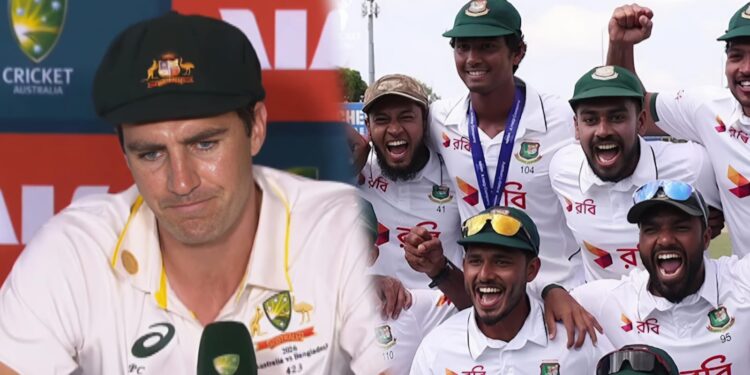 “Bangladesh Outplayed Us,” Says Pat Cummins After Australia’s Historic Test Loss At Darwin