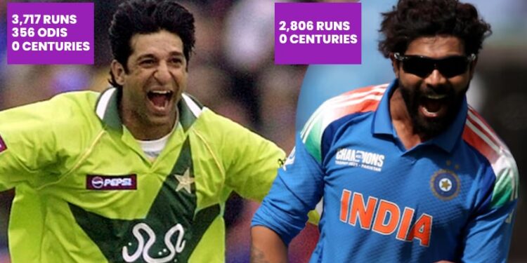 From Wasim Akram To Ravindra Jadeja, 5 Cricketers With Most ODI Runs Without A Century