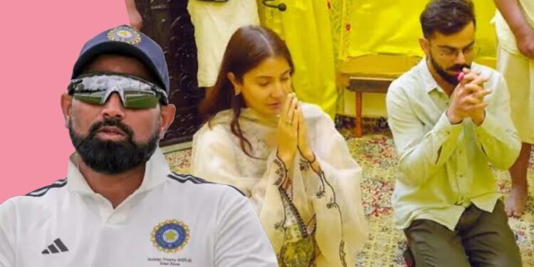“What Problem Does….?” Md. Shami Slams Trolls Over Virat Kohli & Anushka’s Vrindavan Visits