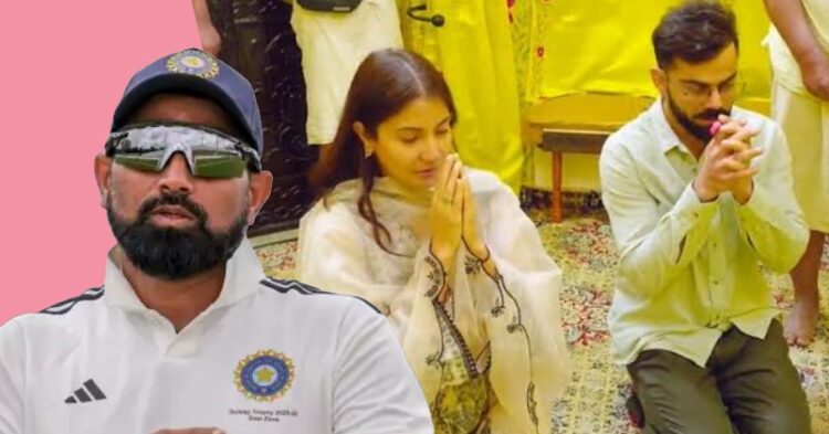 “What Problem Does….?” Md. Shami Slams Trolls Over Virat Kohli & Anushka’s Vrindavan Visits