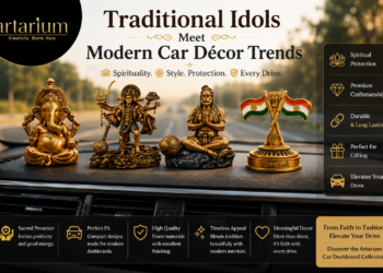 Traditional Idols Meet Modern Car Décor Trends