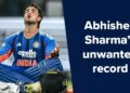 Abhishek Sharma Registers An Unwanted T20 Record As He Becomes The First Batter To…. 2 Abhishek Sharma Registers An Unwanted T20 Record As He Becomes The First Batter To….