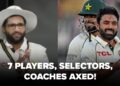 Ex-Pak Cricketers Slammed PCB For Sacking 7 Players Mid-Series, “Never Witnessed Anything Like….”