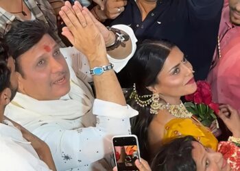 Bollywood actor Govinda, known for comedy hits like Coolie No. 1 and Hero No. 1