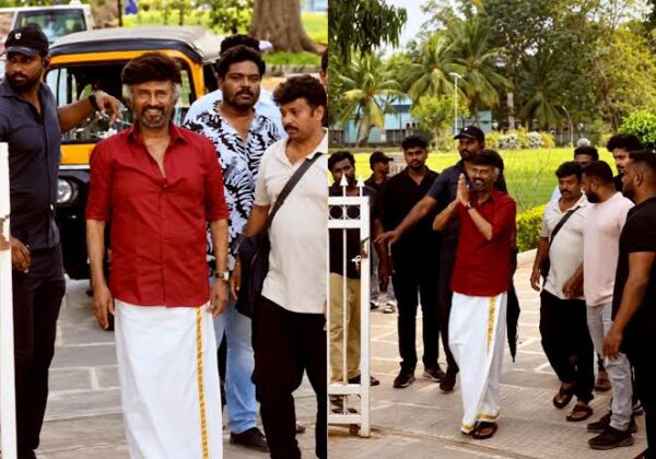 Rajinikanth Arrives At ‘Dharman’ Shoot In An Auto-Rickshaw In Mysuru And Fans Can’t Stop Talking About It