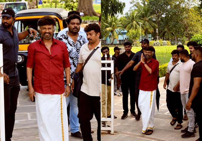 Rajinikanth Arrives At 'Dharman' Shoot In An Auto-Rickshaw In Mysuru And Fans Can'T Stop Talking About It 1 Rajinikanth Arrives At 'Dharman' Shoot In An Auto-Rickshaw In Mysuru And Fans Can't Stop Talking About It - RVCJ Media