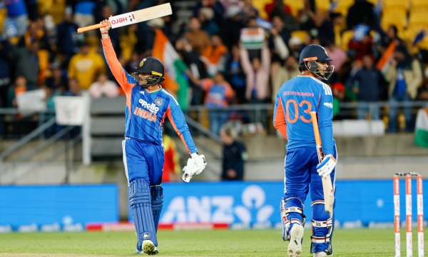 Shreyas Iyer Left Speechless As Abhishek &Amp; Vaibhav Smashed 100 Runs In 5 Overs Vs New Zealand 4 Shreyas Iyer Left Speechless As Abhishek & Vaibhav Smashed 100 Runs In 5 Overs Vs New Zealand - RVCJ Media