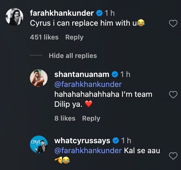 Dilip Is A Fraud, Says Cyrus Broacha As He Takes A Dig At Farah Khan’s Cook, Farah Reacts 3 Dilip Is A Fraud, Says Cyrus Broacha As He Takes A Dig At Farah Khan’s Cook, Farah Reacts - RVCJ Media