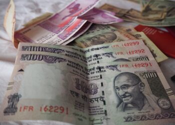Indian rupee currency notes